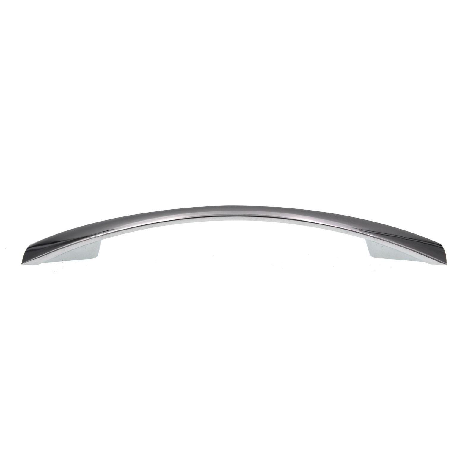 Pride Modern Bow Cabinet Arch Pull 5" (128mm) Ctr Polished Chrome P82104-PC