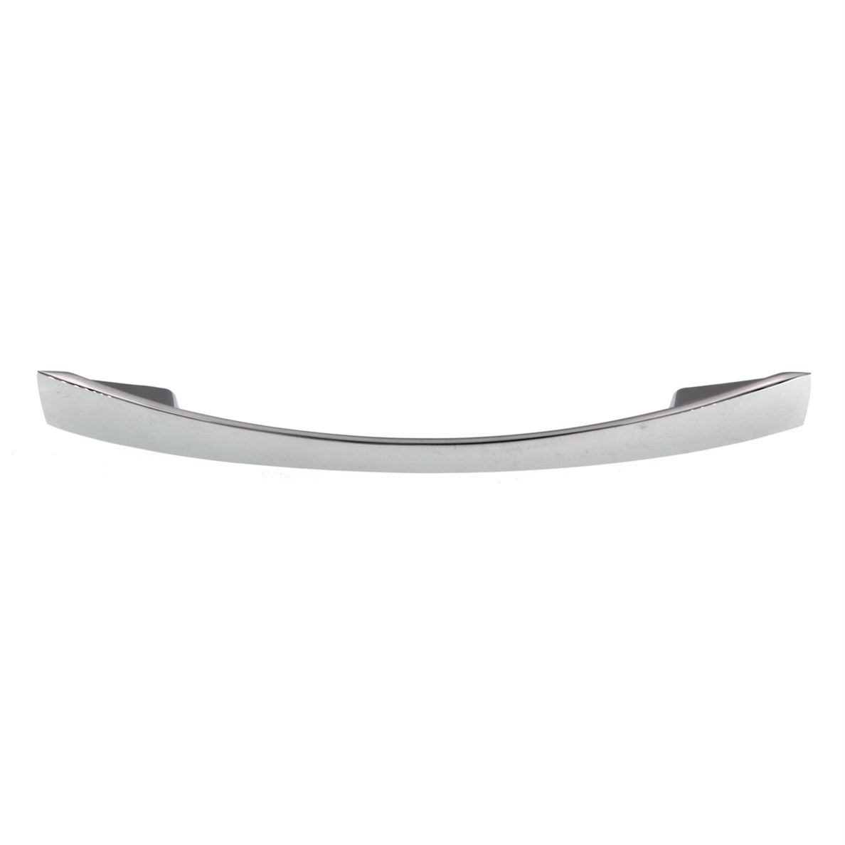 Pride Modern Bow Cabinet Arch Pull 5" (128mm) Ctr Polished Chrome P82104-PC