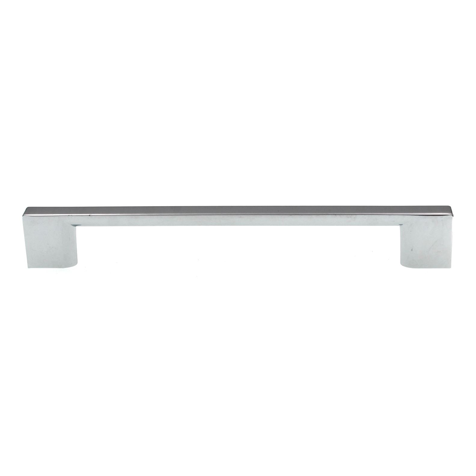 Pride Miami Square Cabinet Bar Pull 6 1/4" (160mm) Ctr Polished Chrome P83572-PC