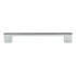 Pride Miami Square Cabinet Bar Pull 6 1/4" (160mm) Ctr Polished Chrome P83572-PC