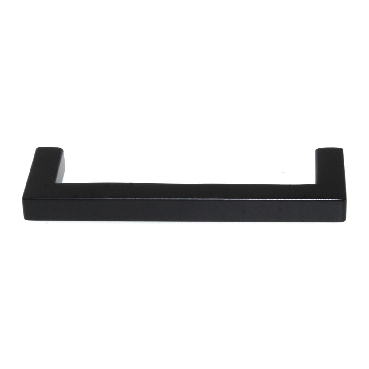 Pride Modern Square Cabinet Bar Pull 3 3/4" (96mm) Ctr Matte Black P87226-BK