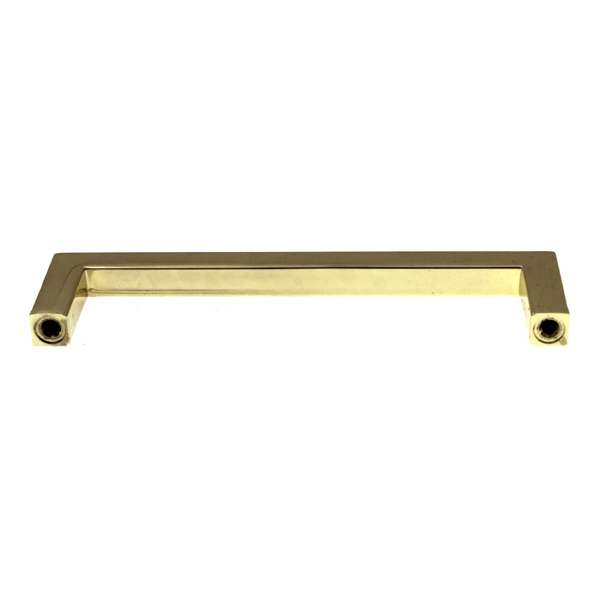 Pride Modern Square Cabinet Bar Pull 5" (128mm) Ctr Polished Brass P87227-PB