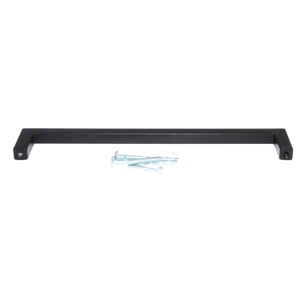 Pride Modern Square Cabinet Bar Pull 7 1/2" (192mm) Ctr Matte Black P87229-BK