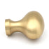 Keeler Power & Beauty 1 1/4" Satin Brass Traditional Oval Cabinet Knob P9175-04