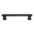 Pride Manhattan Square Cabinet Bar Pull 5" (128mm) Ctr Matte Black P92927-BK