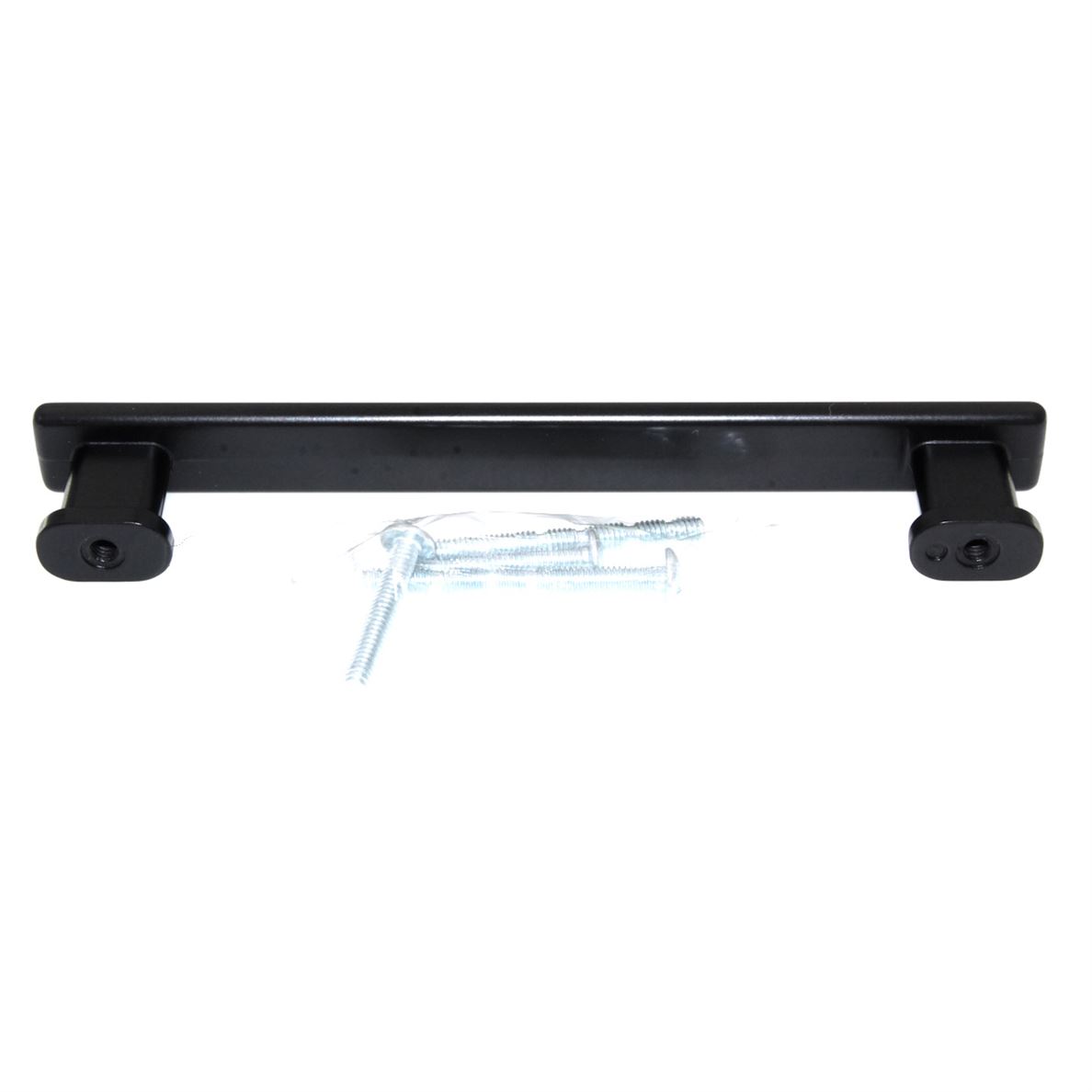 Pride Manhattan Square Cabinet Bar Pull 5" (128mm) Ctr Matte Black P92927-BK