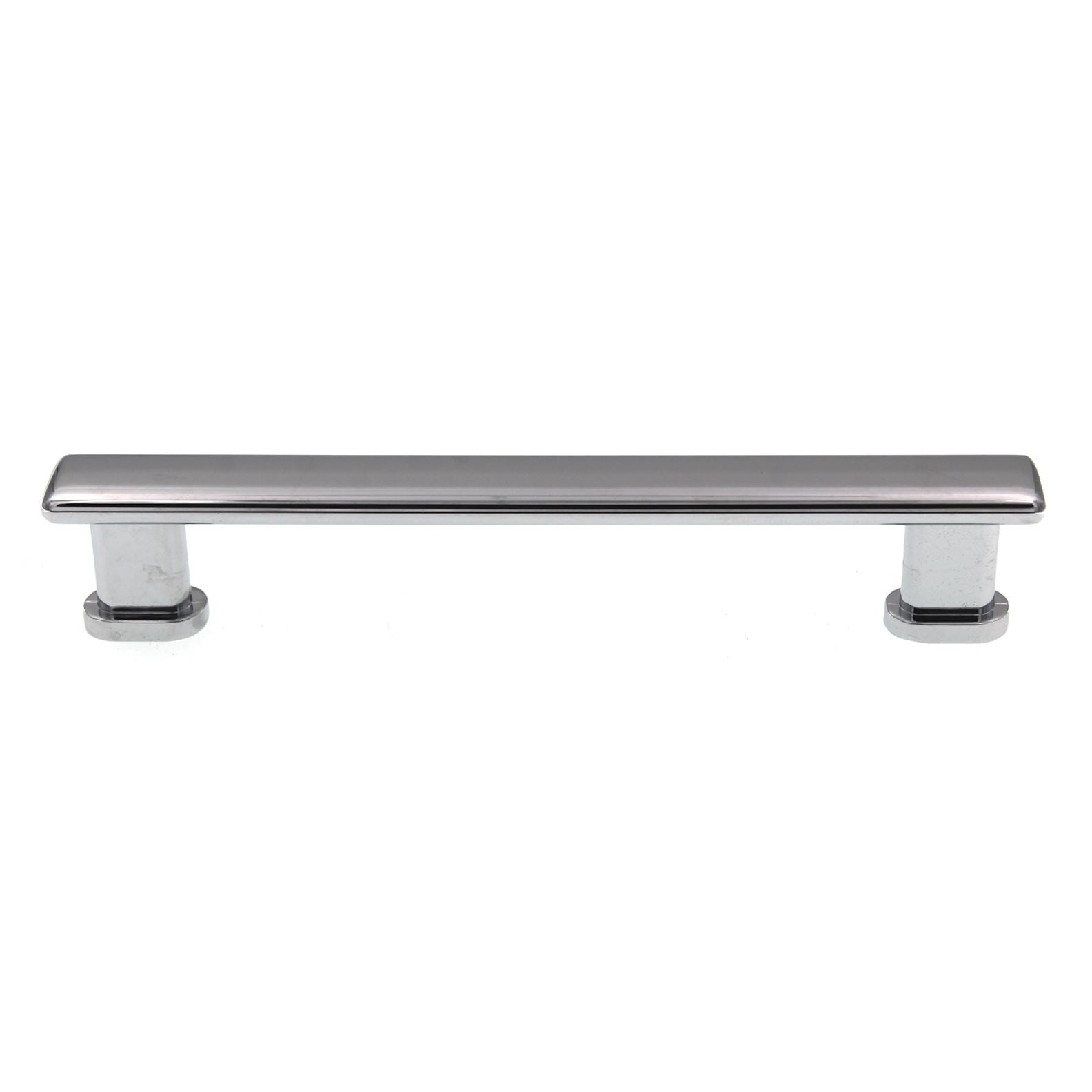 Pride Manhattan Square Cabinet Bar Pull 5" (128mm) Ctr Polished Chrome P92927-PC