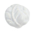 Hickory Hardware English Cozy White Round Leaf 1 3/8" Porcelain Cabinet Knob PA0316-W