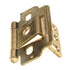 Amerock Polished Brass Full Inset Partial Wrap Hinge 3/4" Thick Door PK3180T-PB