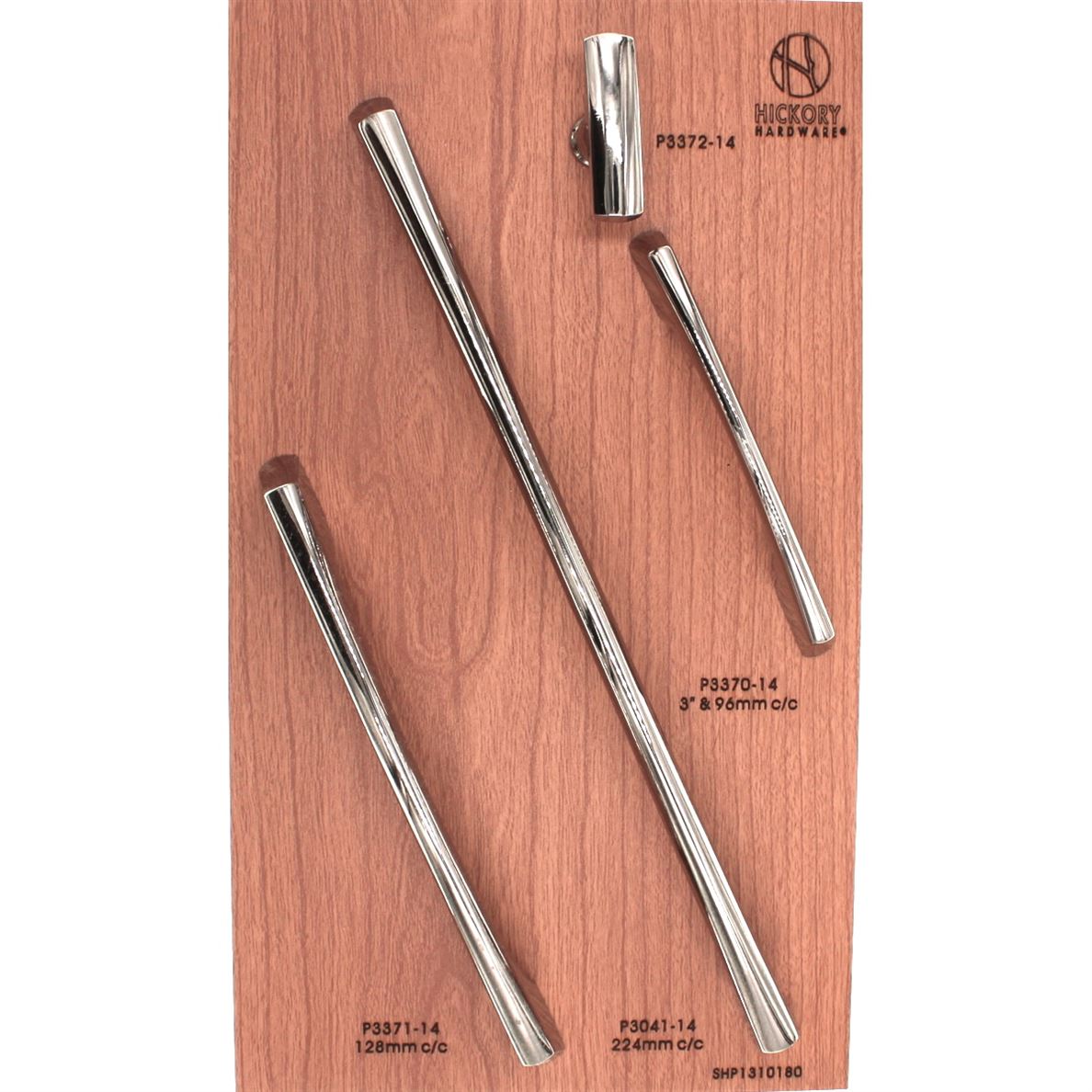 Hickory Hardware Greenwich Stainless Steel Cabinet 3", 3 3/4" (96mm)cc Handle Pull P3370-SS