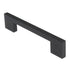 Top Knobs Sanctuary Linear Square Cabinet Arch Pull 5" Ctr Flat Black TK23BLK