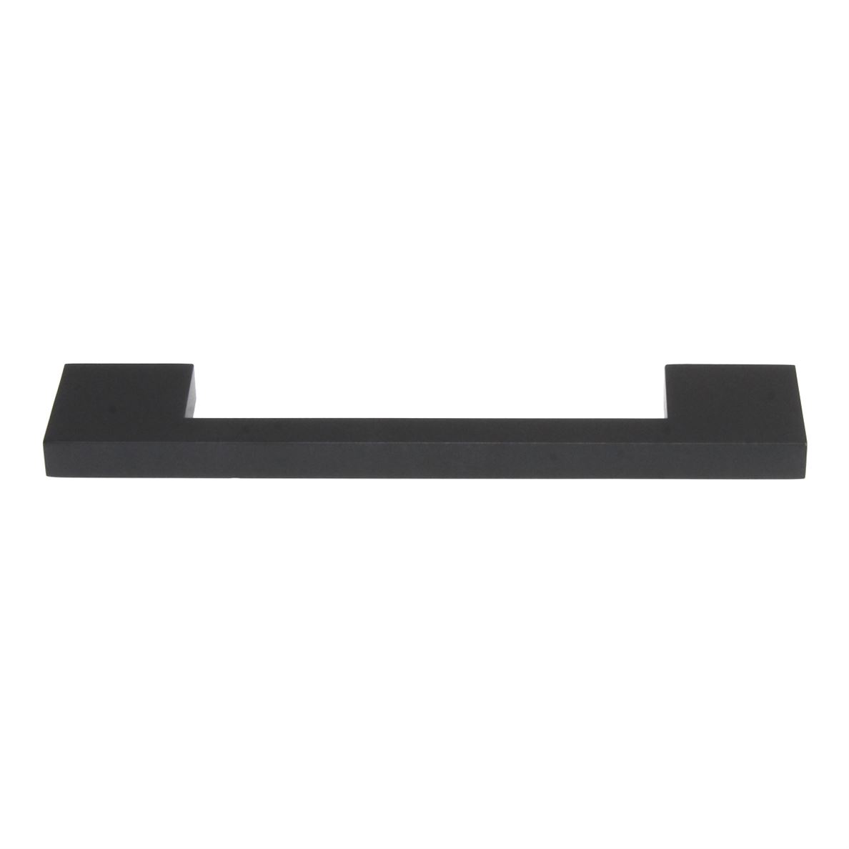 Top Knobs Sanctuary Linear Square Cabinet Arch Pull 5" Ctr Flat Black TK23BLK