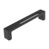 Top Knobs Sanctuary Modern Metro Slot Cabinet Pull 5" Ctr Flat Black TK266BLK