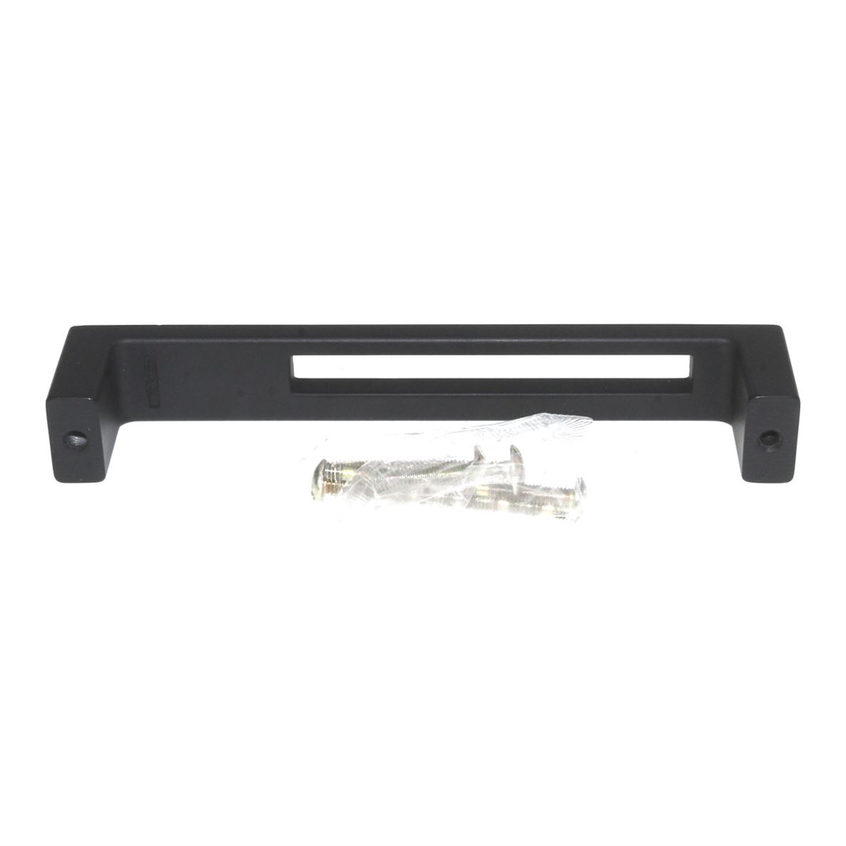 Top Knobs Sanctuary Modern Metro Slot Cabinet Pull 5" Ctr Flat Black TK266BLK