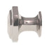 Top Knobs Chareau Emerald 1 1/8" Square Cabinet Knob Polished Nickel TK286PN