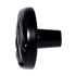 10 Pack WH103-BLK Black 1 1/4" Round Leaf-Design Kitchen Cabinet Knobs Pulls