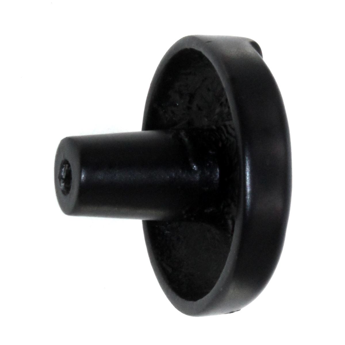 30 Pack WCH 1 1/4" Black Round Leaf Cabinet Knob WH103-BLK