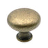 25 Pack Style Selections Gate House Antique Brass Designer 1 1/4" Cabinet Knob 0226705