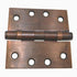 Set of 3 Stanley FBB191 Bronze 4 x 4 Inch Square Door Hinge 8 Holes 04-3374-10B