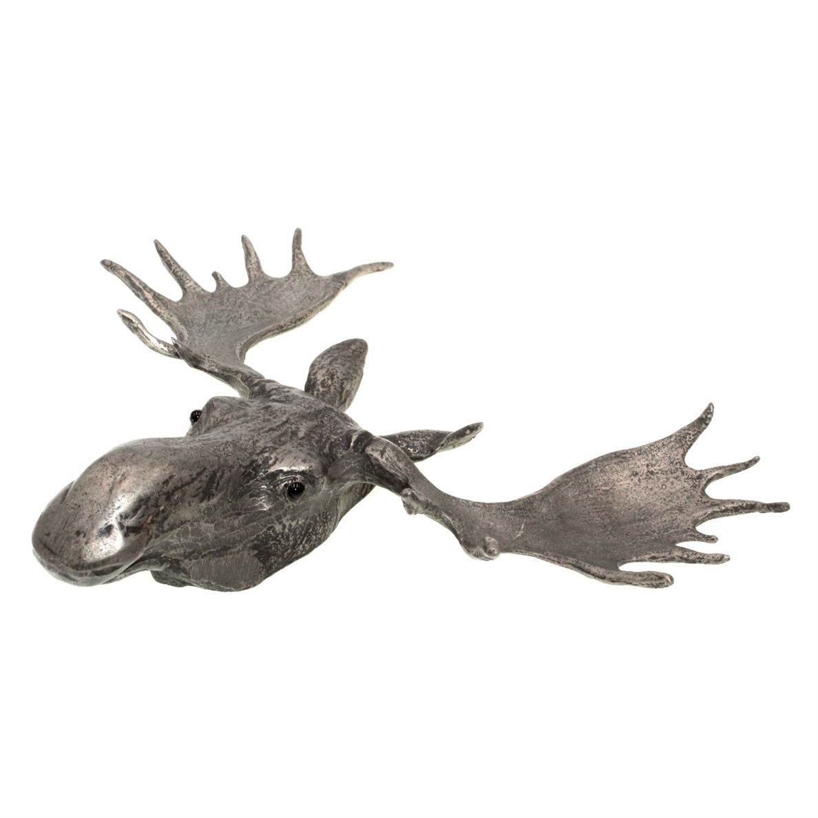 Anne at Home Animals Moose 7 1/2" Cabinet Knob Pewter Matte 081-1