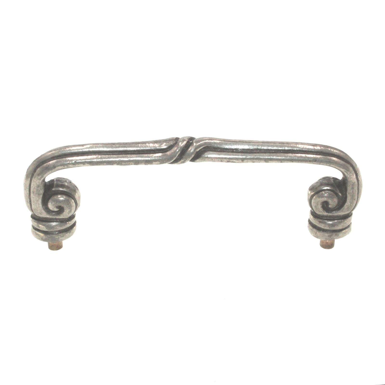 Anne at Home Mai-Oui 3 1/2" Ctr. Cabinet Arch Pull Pewter Bright 1028-8