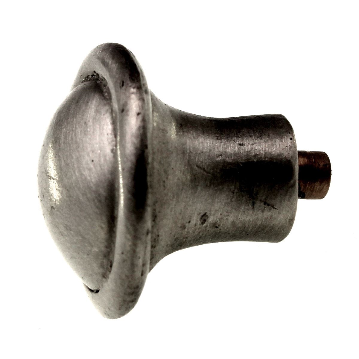 Anne at Home Une Grande Button 1 1/8" Knob Brushed Natural Pewter 1045-23