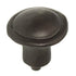 Anne at Home Une Grande Button 1 1/8" Knob Bronze with Black Wash 1045-231