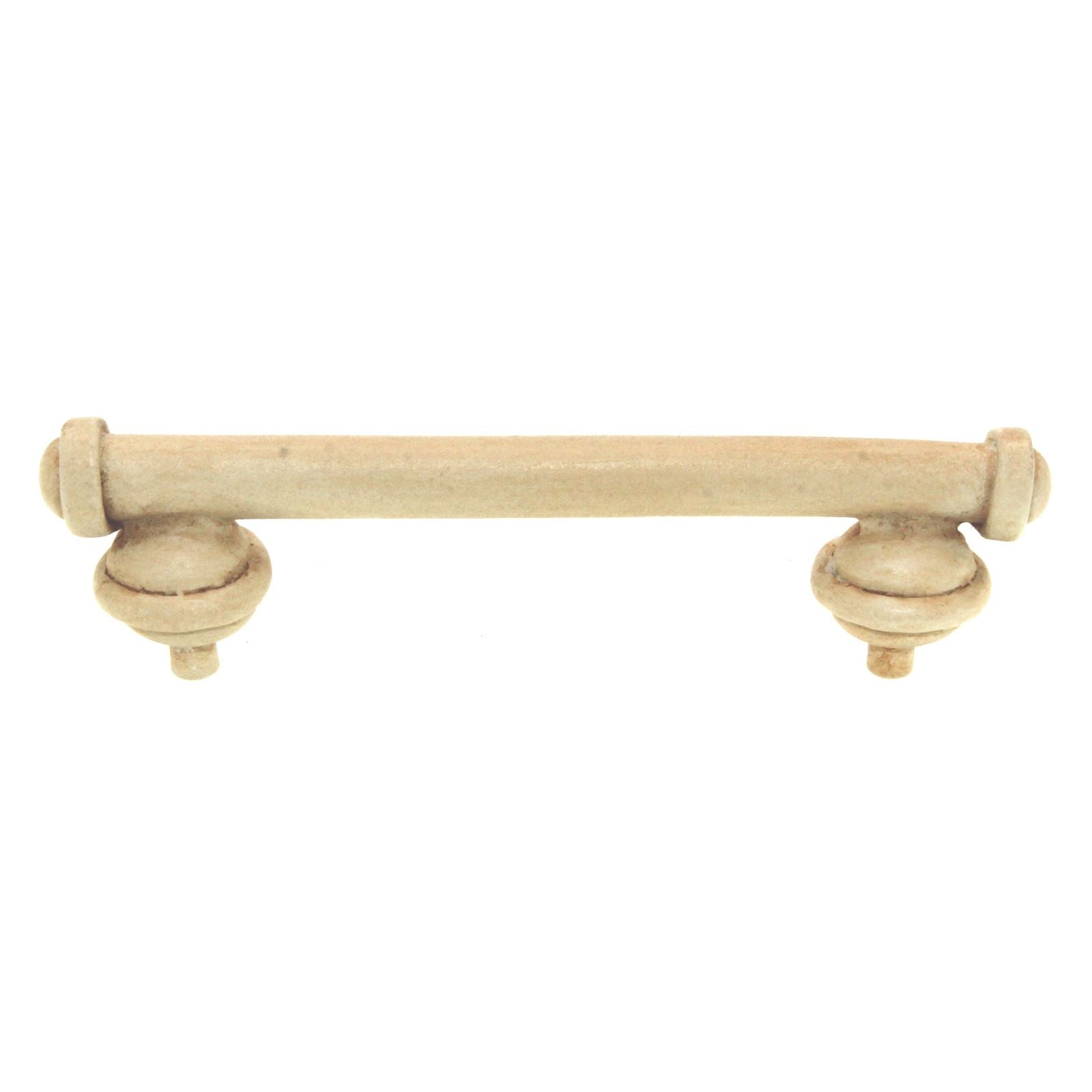 Anne at Home Une Grande Button 3" Ctr. Cabinet Bar Pull Weathered White 1048-17