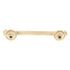 Anne at Home Une Grande Button 3" Ctr. Cabinet Bar Pull Weathered White 1048-17