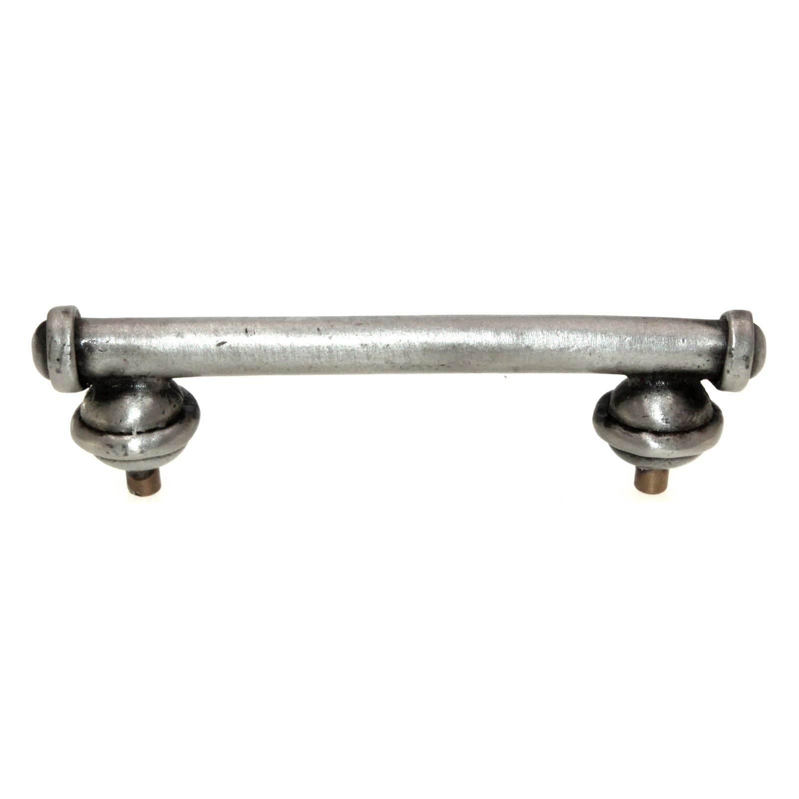 Anne at Home Une Grande Button 3" Ctr. Cabinet Bar Pull Satin Pewter 1048-20