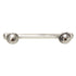 Anne at Home Une Grande Button 3" Ctr. Cabinet Bar Pull Satin Pewter 1048-20