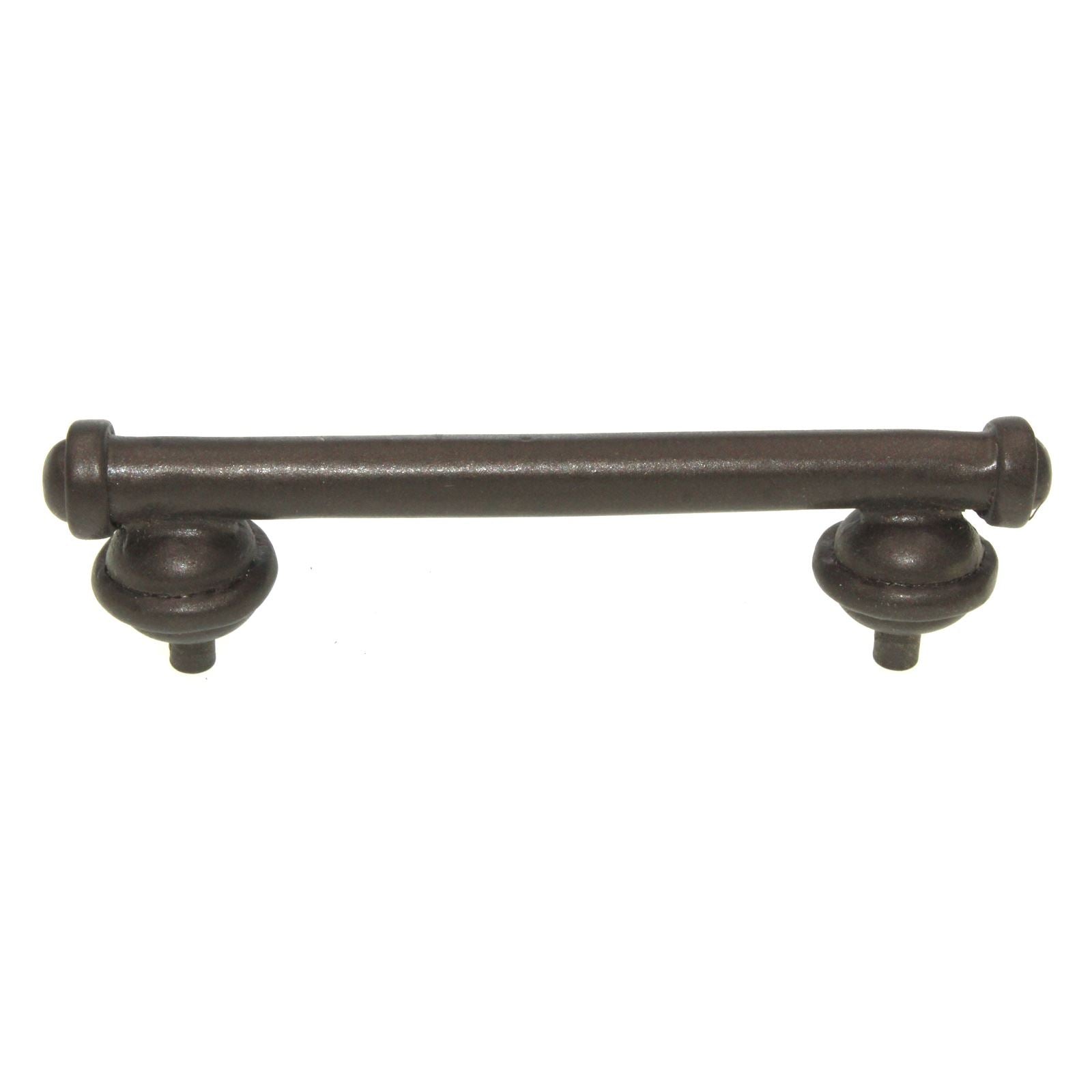 Anne at Home Une Grande Button 3" Ctr. Bar Pull Bronze with Black Wash 1048-231