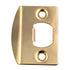 Hickory Hardware Polished Brass Full Lip Door Strike Plate 1070