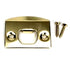 Hickory Hardware Polished Brass Full Lip Door Strike Plate 1070