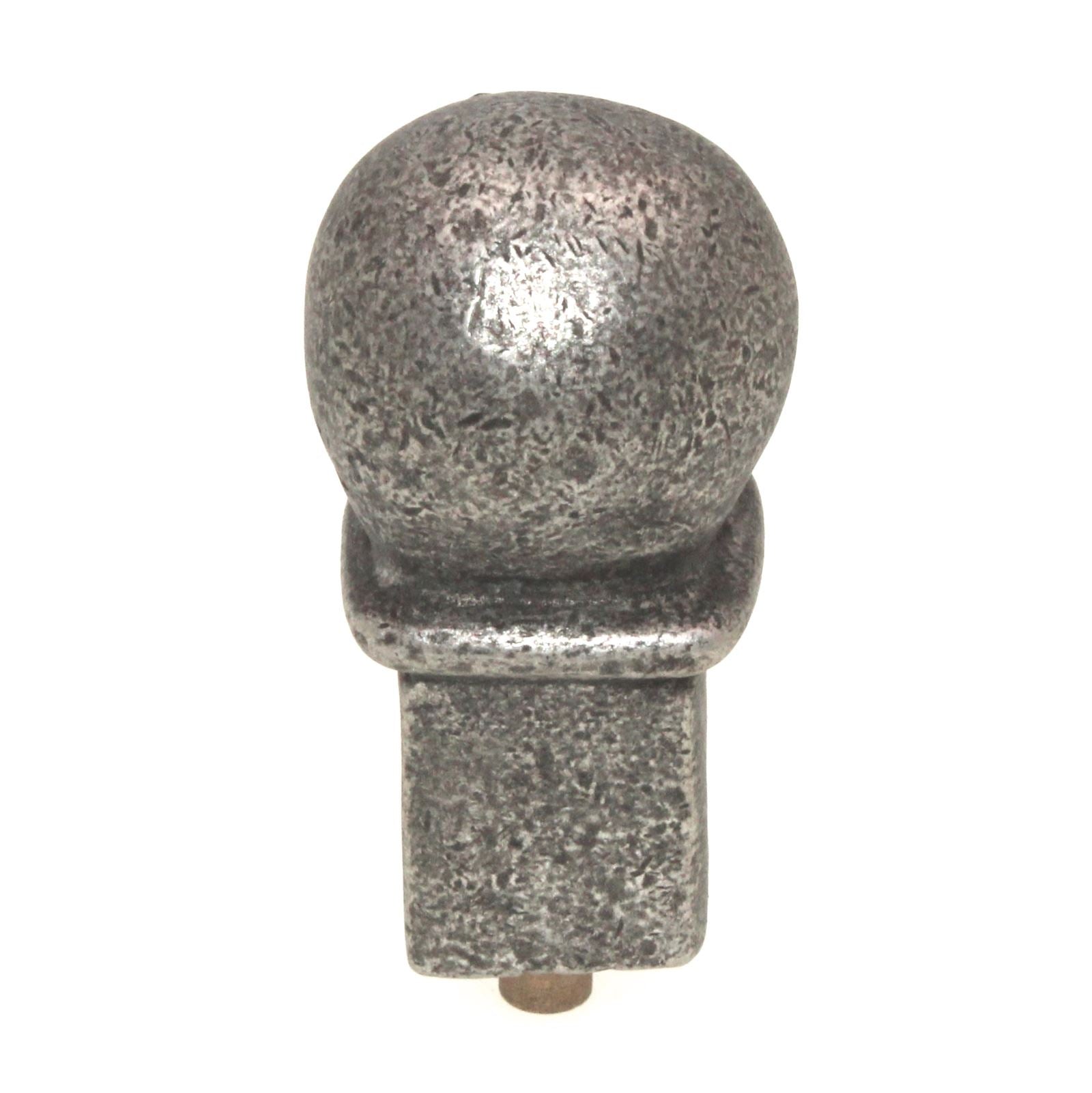 Anne at Home Industrial Une Grande 1 1/8" Round Cabinet Knob Pewter Matte 1071-1