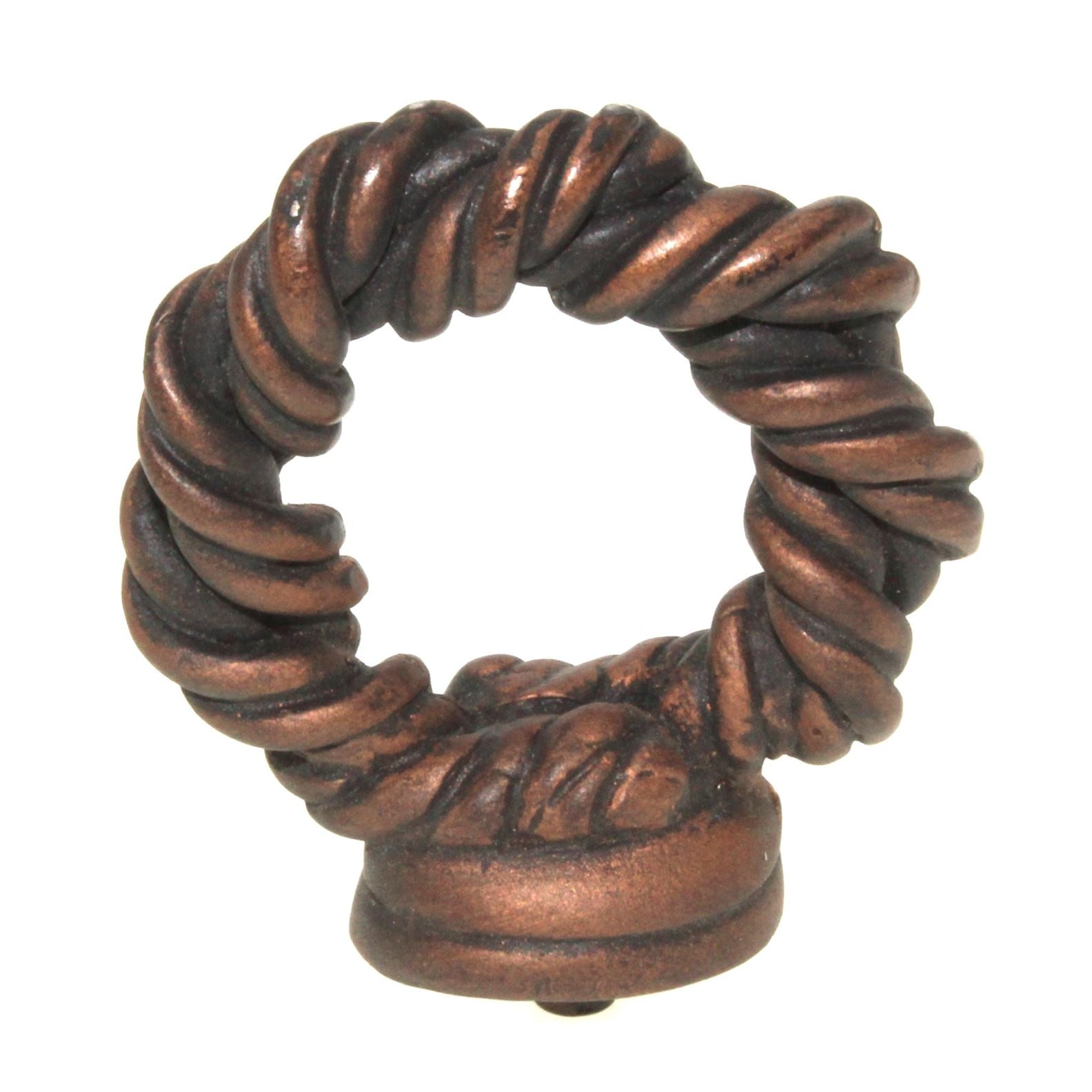 Anne at Home French Country Tanglewood 2" Ring Pull Black with Copper 1083-733