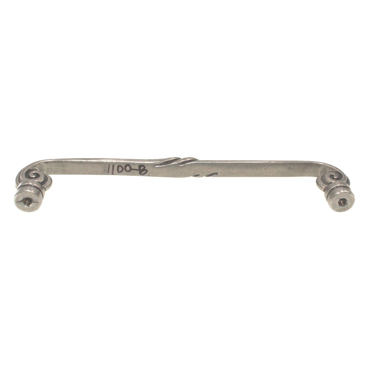 Anne at Home Hardware Mai Oui 8" Ctr. Cabinet Arch Pull Pewter Bright 1100-8