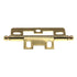 Schaub And Company Ball Tip 2 1/2" Hinge Non-Mortise Polished Brass 1100B-03