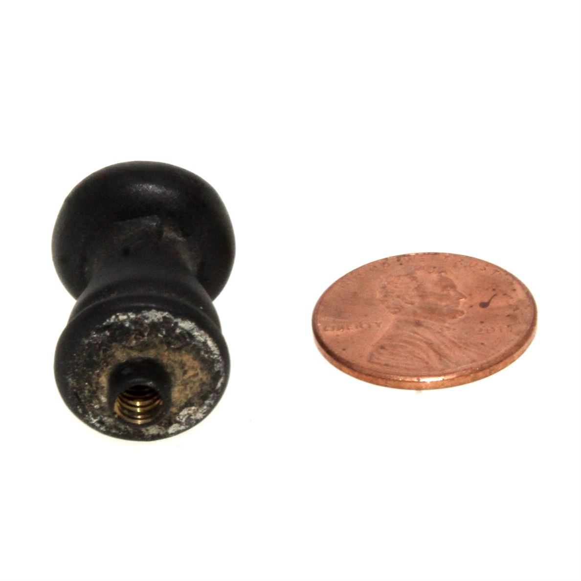 Anne at Home Hardware Artisan Apothecary Small 5/8" Cabinet Knob Black 1112-7