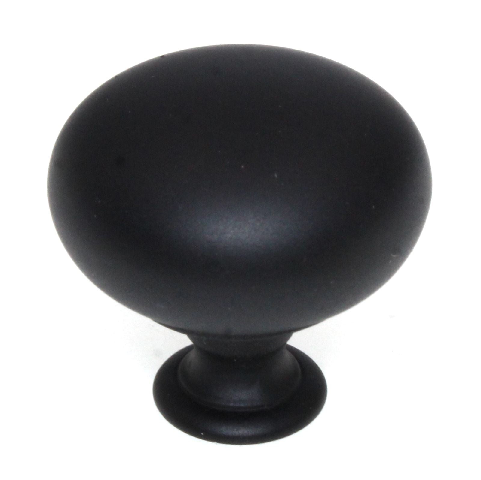 Schaub And Company Rustica 1 1/4" Round Cabinet Knob Matte Black 112-MB