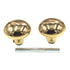 First Watch Passage Door Knob Set Solid Brass Vintage Style With Spindle 1130