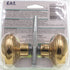 First Watch Passage Door Knob Set Solid Brass Vintage Style With Spindle 1130