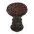 Anne at Home European Corinthia Small 1" Knob Black with Terra Cotta 1135-730