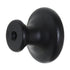 Schaub And Company Rustica 1 3/8" Swirl Brass Cabinet Knob Matte Black 114R-MB