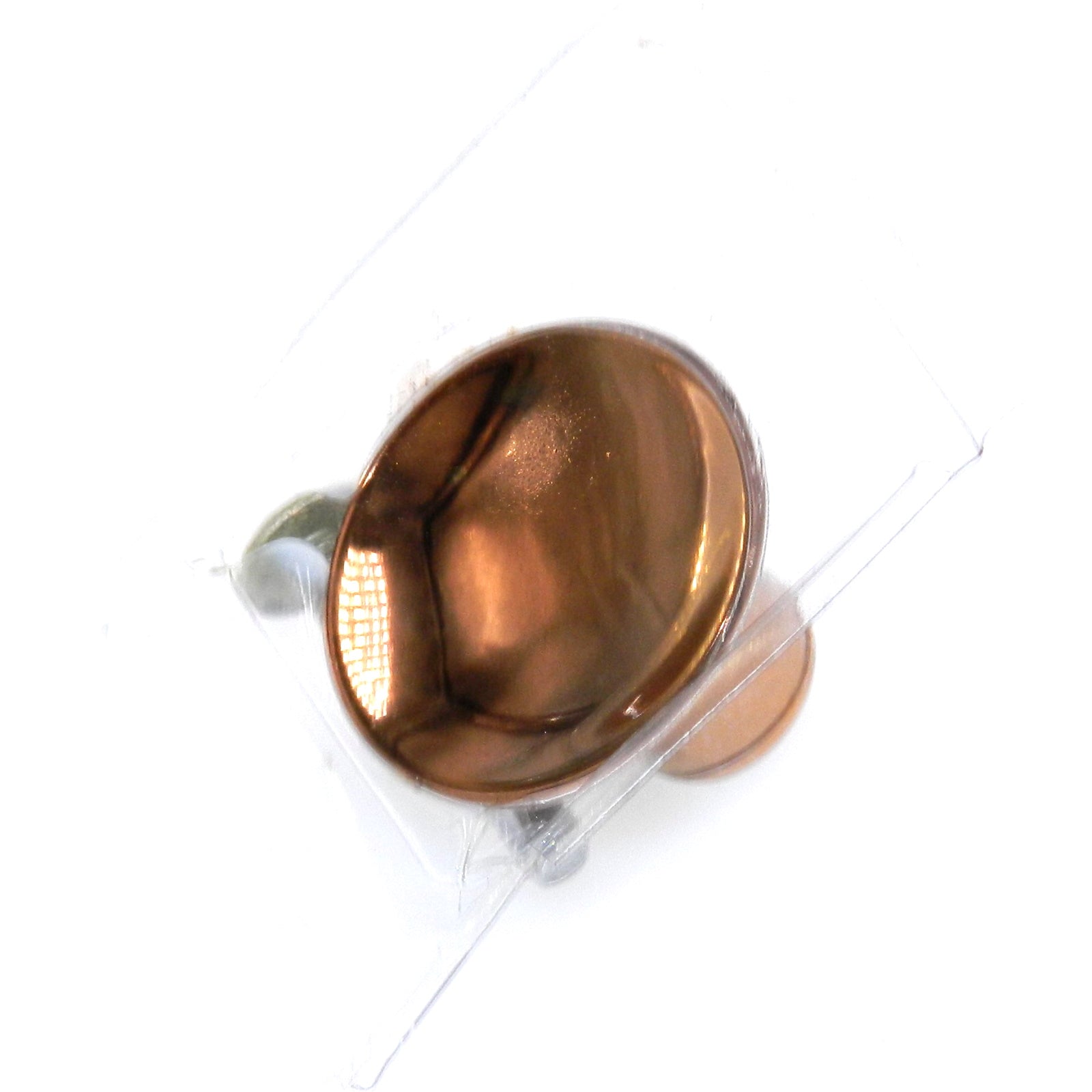 Vintage Washington Spotlite Polished Copper 1 1/8" Round Cabinet Knob 1210-CU