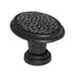 Laurey Churchill 1 5/8" Oval Cabinet Knob Oil-Rubbed Bronze Black Leather 12197