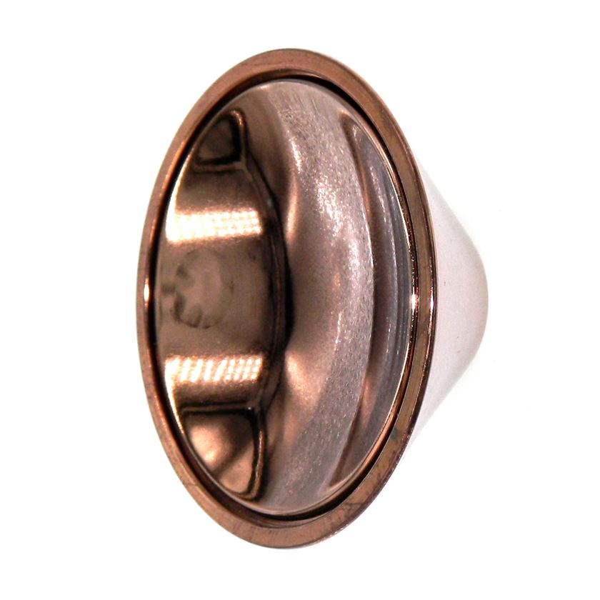 Vintage Washington Tempo Polished Copper 2" Round Cabinet Knob Cone 1222-CU