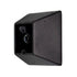 Laurey Churchill 1 5/8" Square Knob Oil-Rubbed Bronze Black Leather 12297