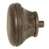 Anne at Home Nature Pompeii Large Plain 1 1/4" Leaf Knob Bronze Rubbed 1245-3