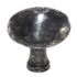 Schaub Mountain 1 3/8" Oval Solid Brass Cabinet Knob Dark Pewter 130-DP